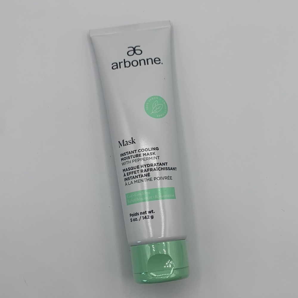 Arbonne Instant Cooling Moisture Mask with Peppermint NIP